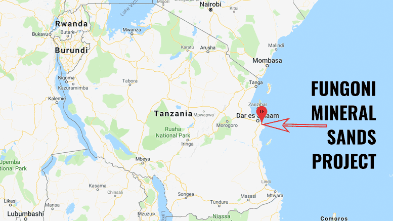 FUNGONI MINERAL SAND PROJECT TANZANIA