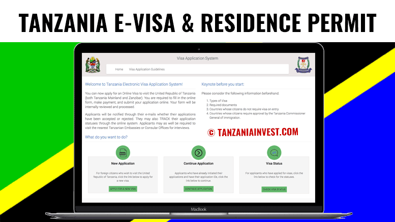 Tanzania e-visa and residence permit
