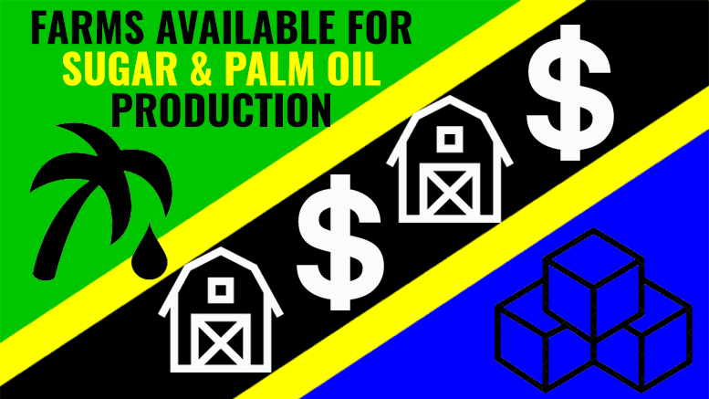 Tanzania sugar and plam oil farms available to investors