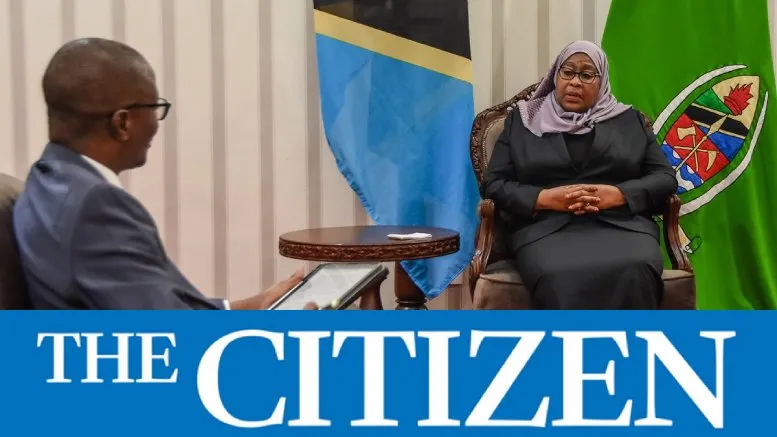 The Citizen Intervie with Tanzania's President Samia Suluhu Hassan