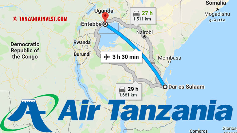 Air Tanzania Entebbe Dar Es Salaam