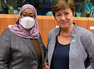 Samia Suluhu Hassan and Kristalina Georgieva