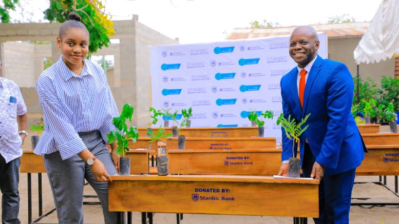 Stanbic Bank Tanzania Desks Tuangoma Primary School Omari Mtiga