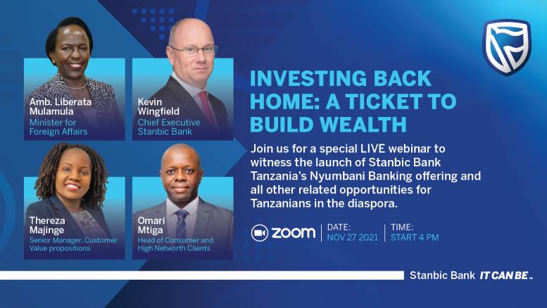 Stanbic Tanzania diaspora nyumbani banking webinar