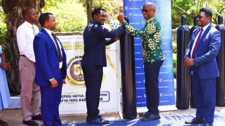 Stanbic Tanzania Donating Oxygen to Bugando hospital in Mwanza