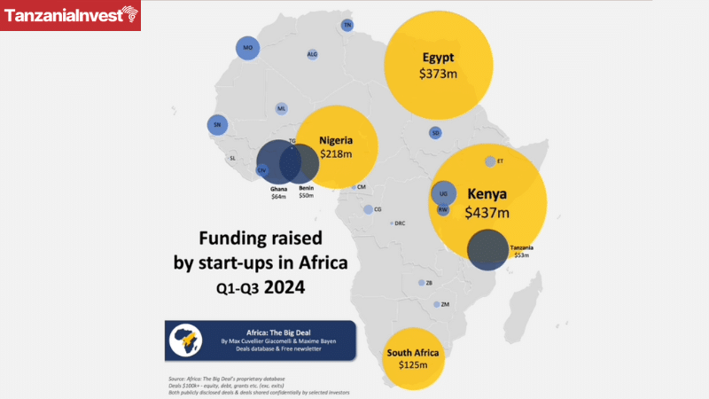 Africa Tanzania Startups funding Q3 2024