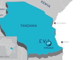 Chilalo Graphite Mine Project Map in Tanzania