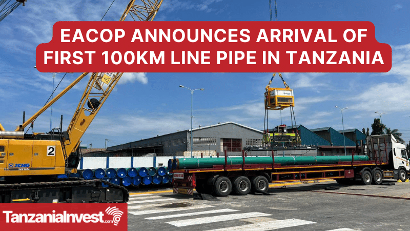 EACOP PIPE ARRIVAL IN TANZANIA