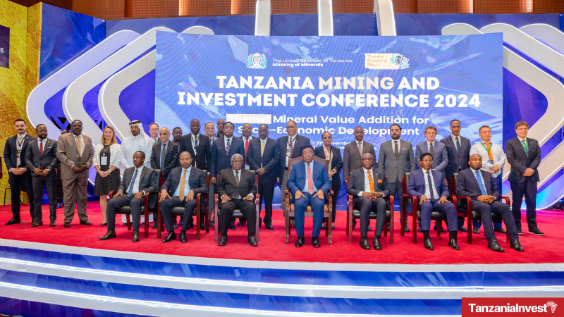 Group photo at the Tanzania Mining Investment Conference 2024