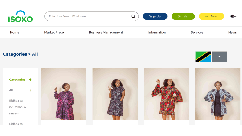 iSOKO digital marketplace african women entrepreneur