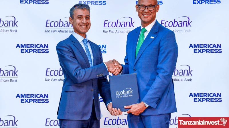 Jeremy Awori of Ecobank with Mohammed Badi of American Express