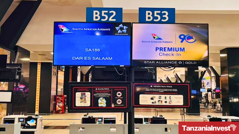 SAA Back in Tanzania Dar es Salaam