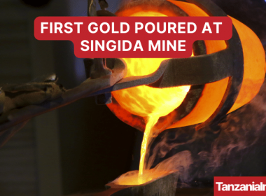 Gold poured at Singida Mine in Tanzania