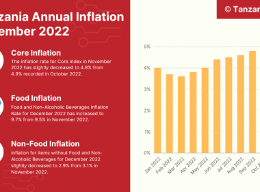 Tanzania Annual Inflation December 2022