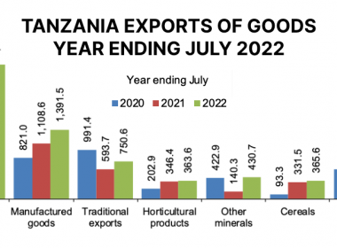 Tanzania Exports Goods June 2022