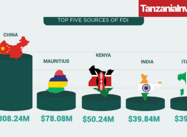 Tanzania FDI Top Five Sources Q4 2023