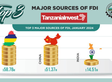 Tanzania FDI Top Three Sources January 2024