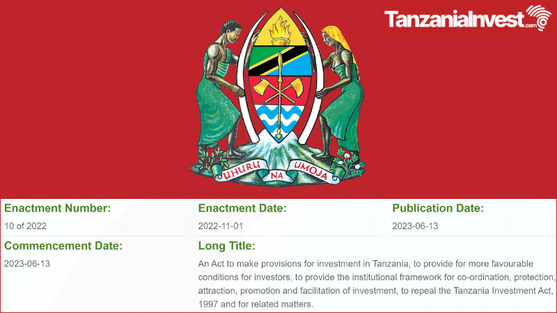 TANZANIA INVESTMENT ACT 2022