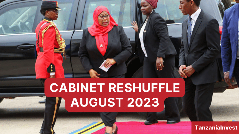Tanzania Samia Cabinet Reshuffle August 2023