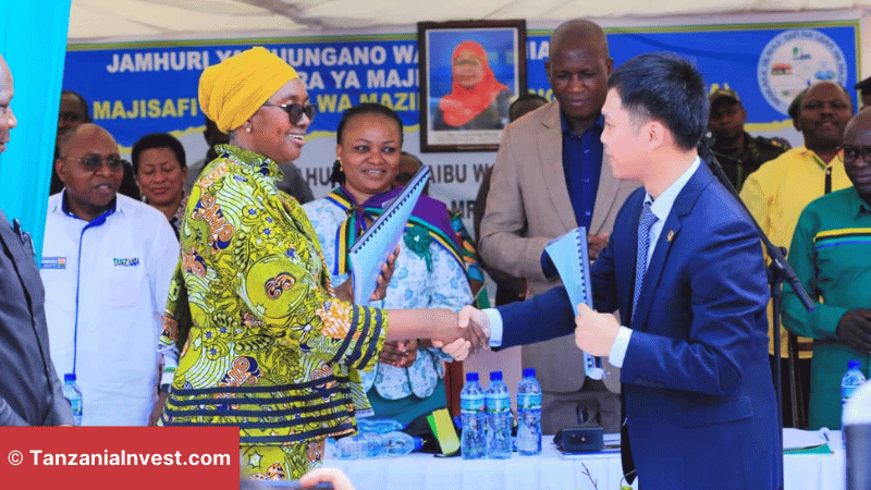 Songea Water Project contract with CCECC