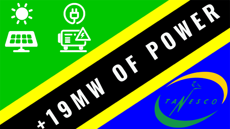 Tanzania Tanesco 19MW Renewable Electricity 2020