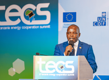 Innocent Luoga from the Minsistry of Energy of Tanzania Showcasing investment opportunities