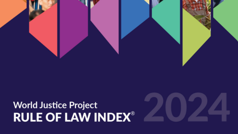 the World Justice Project (WJP) Rule of Law Index 2024