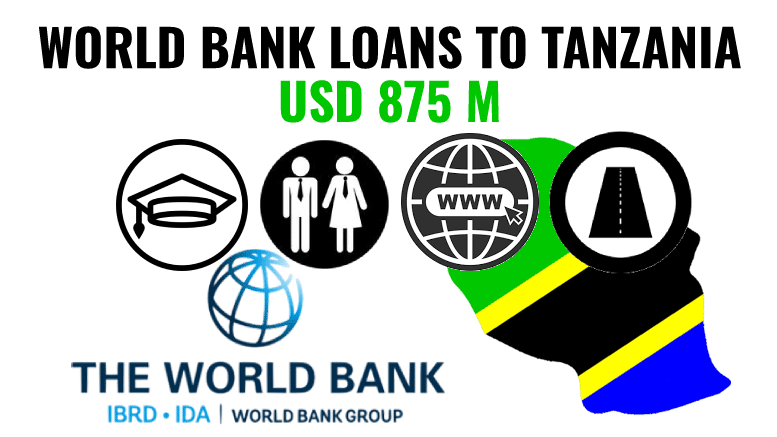 World Bank Tanzania 2021 loan roads education employment internet