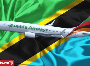 Zambia Airways flight to Tanzania