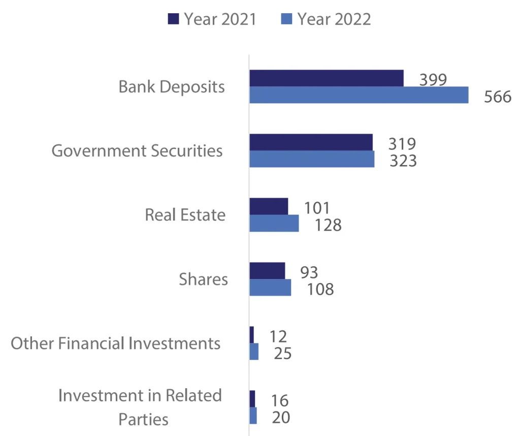 Tanzania Insurance Companies Investment Portfolio, 2022