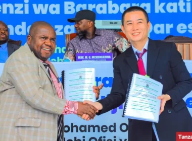 The signing of Eight Contracts to Construct Roads in Dar es Salaam